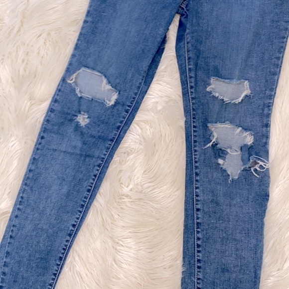 Levi’s high rise 720 super skinny distressed jeans size 28/30 - Picture 10 of 11